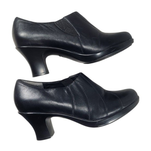 Dansko Women's Black Leather Heels, Size 8.5 (EU 39) - Picture 4 of 9